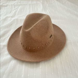 Adora Wool Felt Flat Bill Hat